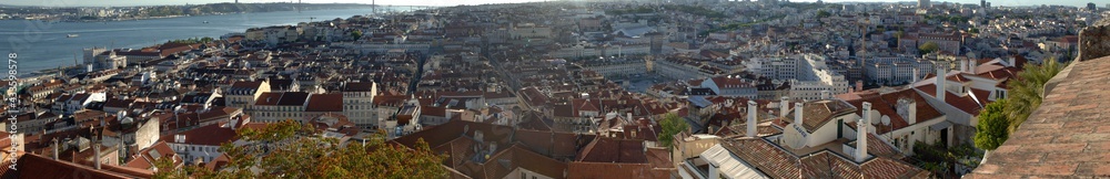 city, lisbon panorama, view, architecture, old, panorama, europe, cityscape, building, roof, travel, prague, italy, urban, house, roofs, landscape, panoramic, sky, church, skyline, tourism, river, tow