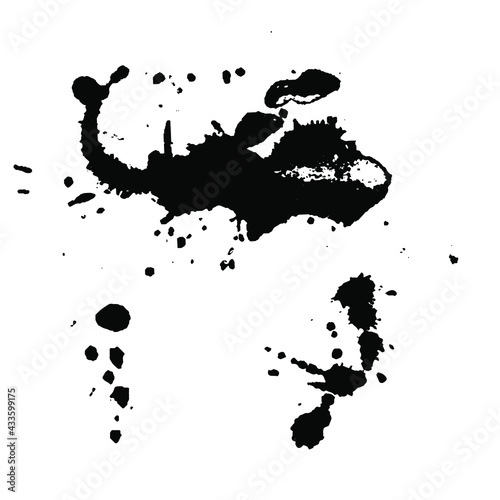 Spray vector paint, watercolor splash background, colorful paint drops texture