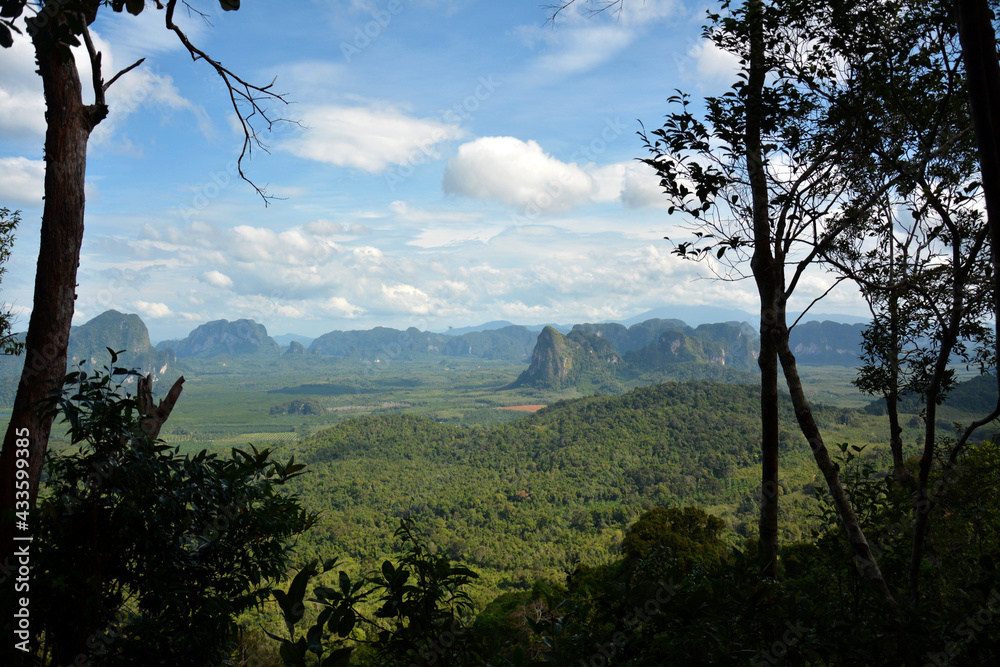 view from the mountains Krabi, Thailand