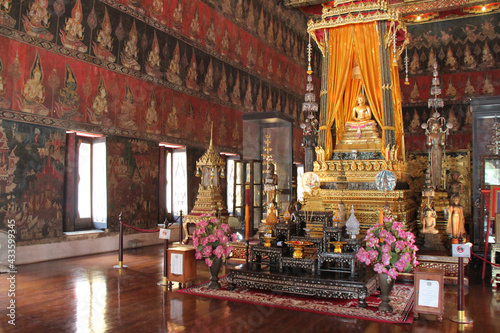 buddhist chapel (Buddhaisawan) in bangkok (thailand) 