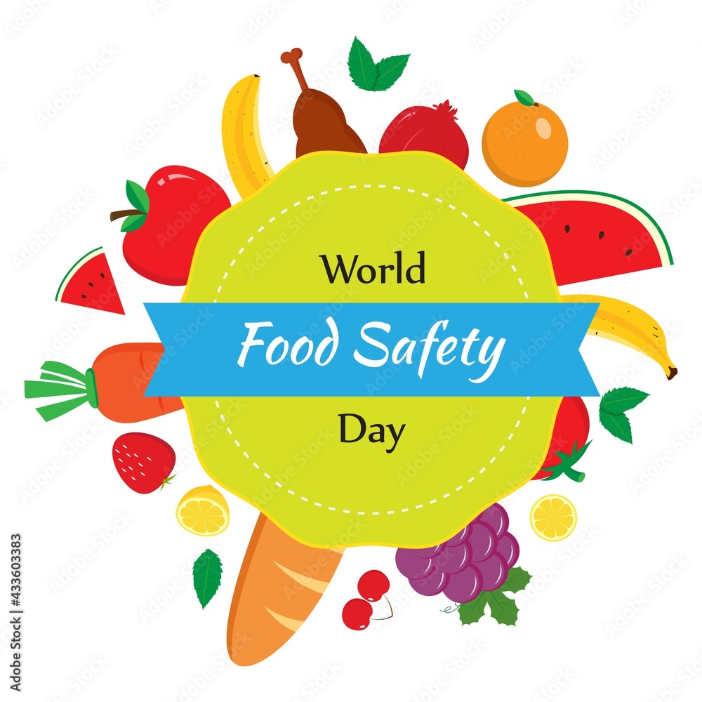 vector illustration for world food safety day vector illustration for world food safety day