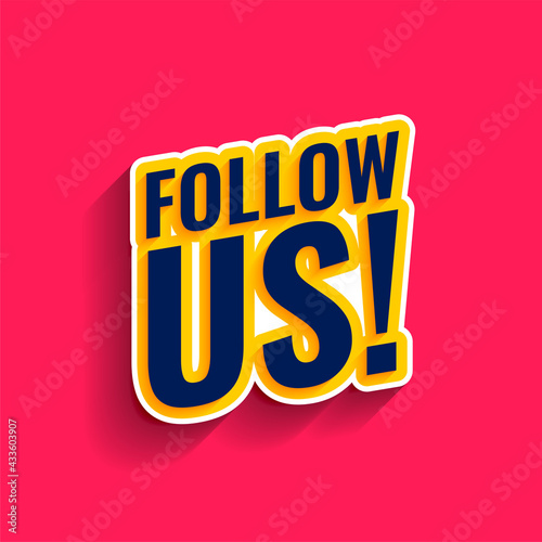 follow us on social media banner