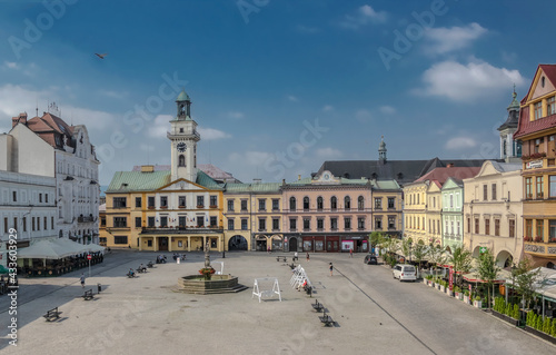 City old town square Cieszyn, Poland