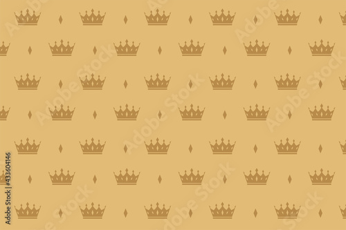 luxury crown pattern premium background