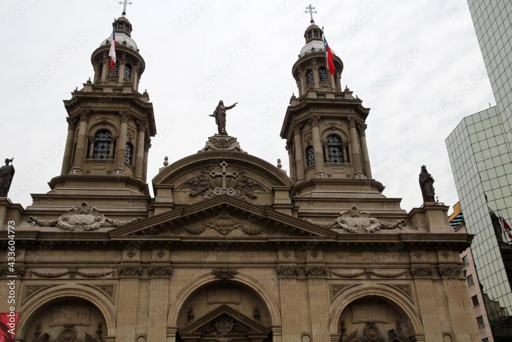 Catedral Metropolitana de Santiago in Santiago de Chile, Chile, South America