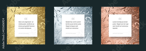 Social media quote template