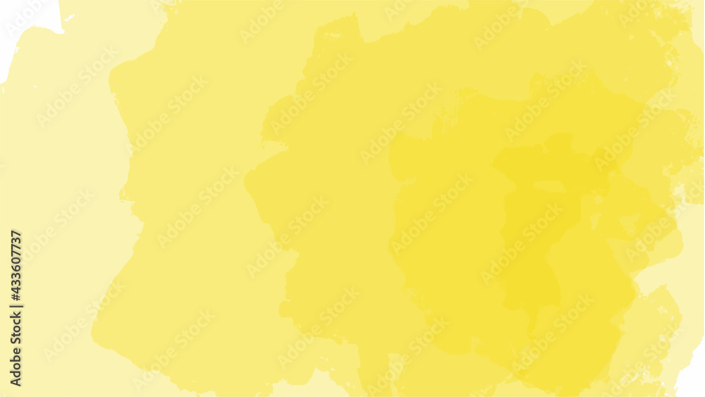Fototapeta premium Yellow watercolor background for textures backgrounds and web banners design
