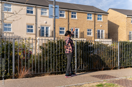 Wallpaper Mural Young Black girl playing in park Torontodigital.ca