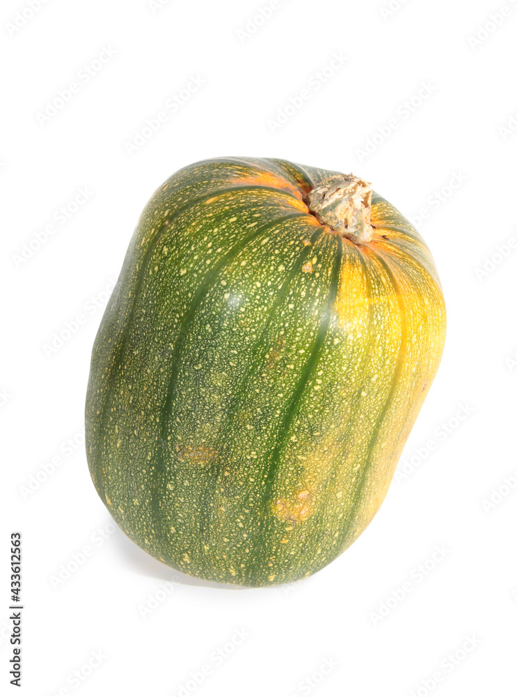 Large pumpkin on a white background. Isolated object Large pumpkin on a white background. Isolated object