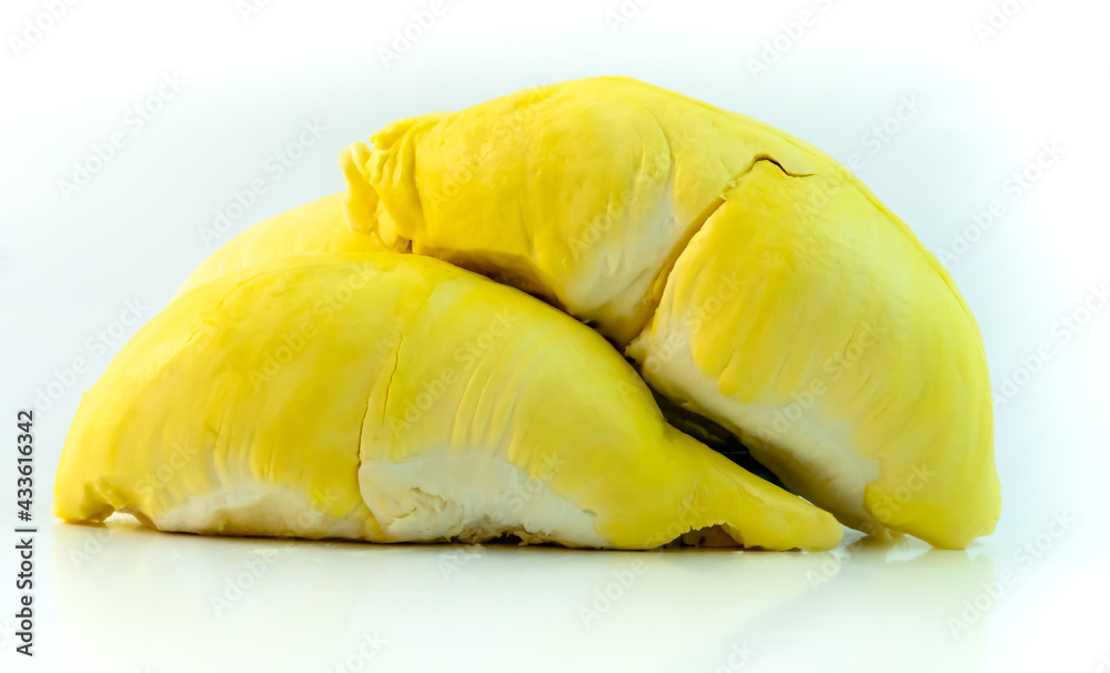 Durian , King of Fruits isolated on white background. Durian , King of Fruits isolated on white background.
