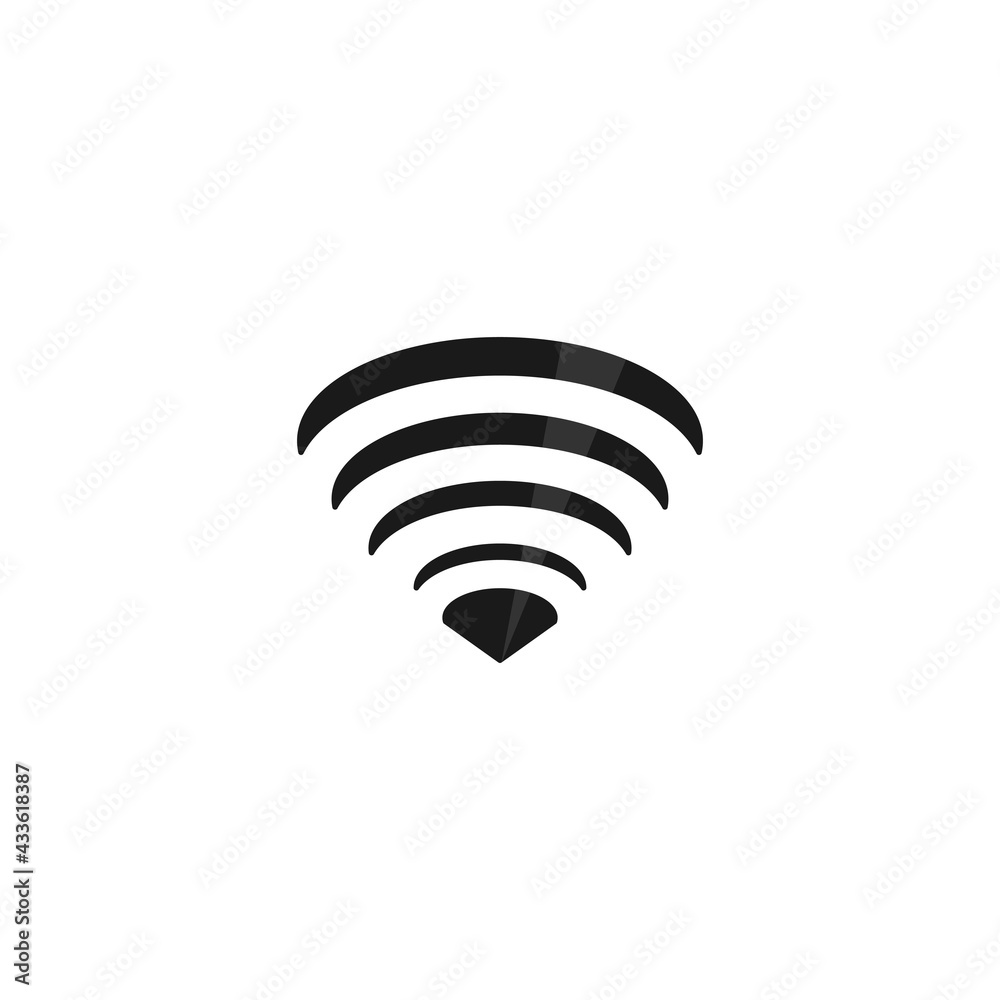 icon signal wifi black design icon signal wifi black design
