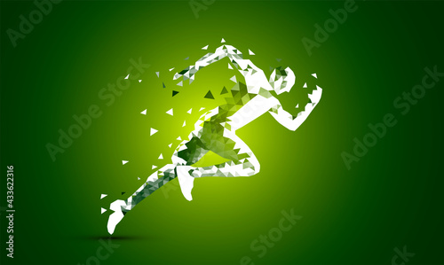 corsa, correre, competizione, sport, poligonale