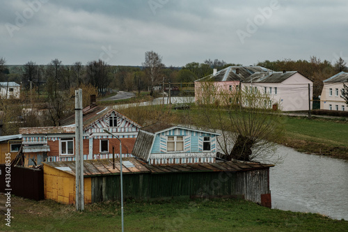 View of the Koloksha River in Yuryev Polsky photo