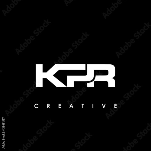 KPR Letter Initial Logo Design Template Vector Illustration