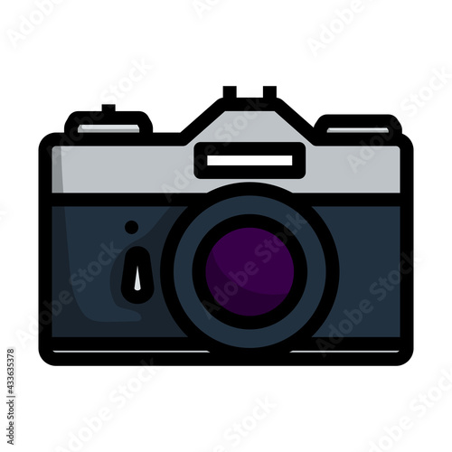 Icon Of Retro Film Photo Camera