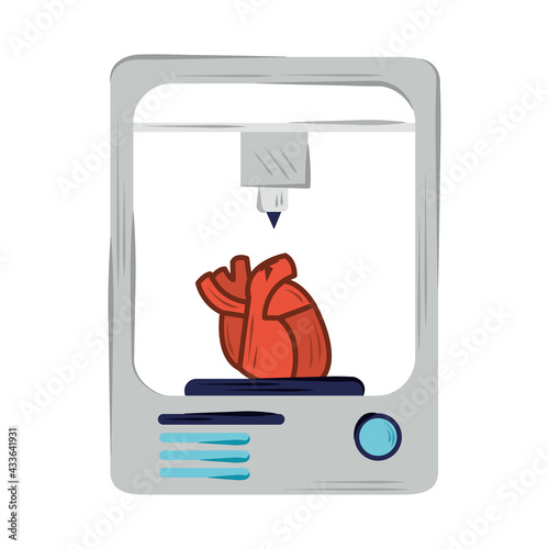 bioengineering printer heart replicated