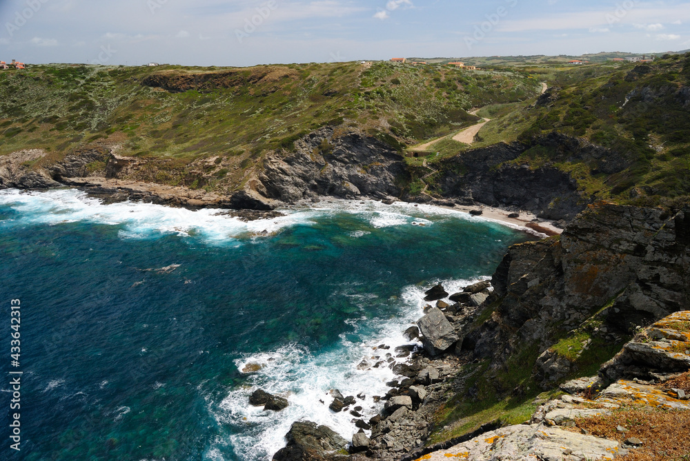 Fototapeta premium Veduta della spiaggia di Lampianu