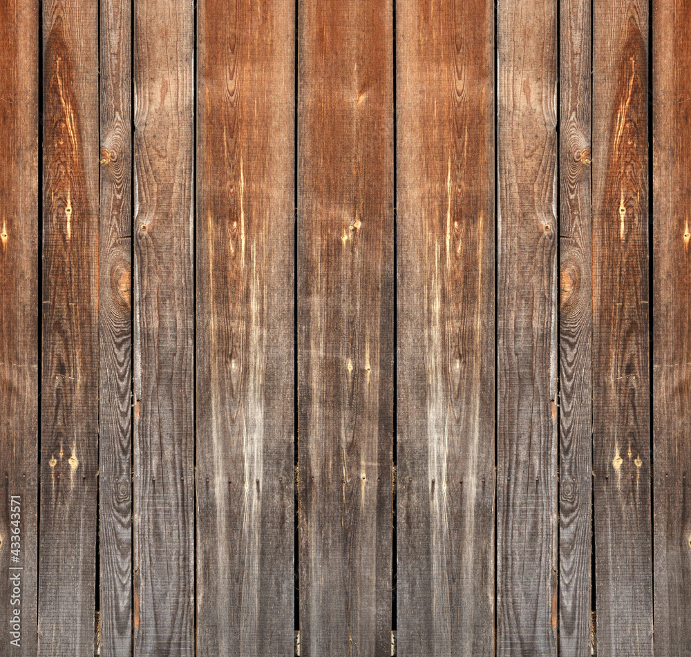 Tło z brązowych, starych desek
