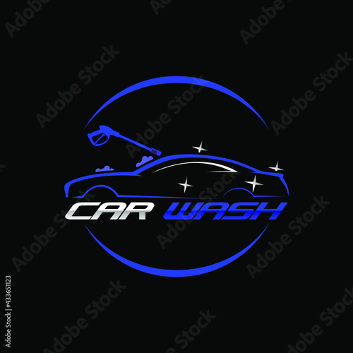 car wash logo, can be used for any car wash business
