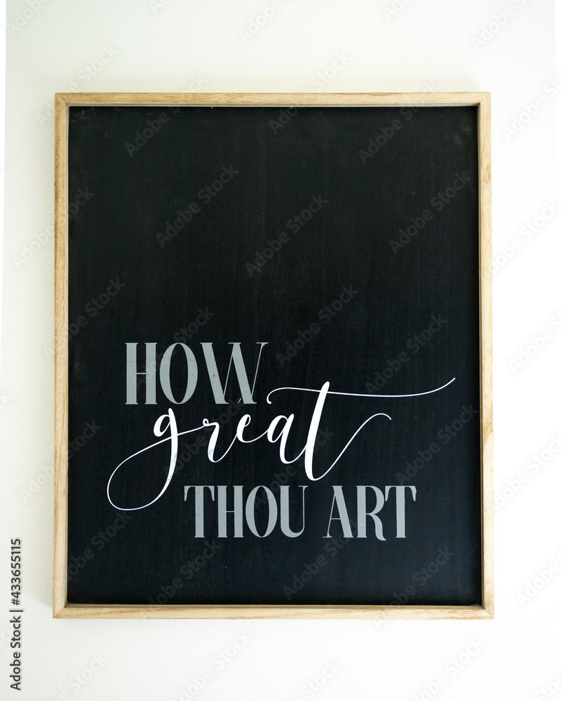 Fototapeta premium Blackboard Spiritual Art