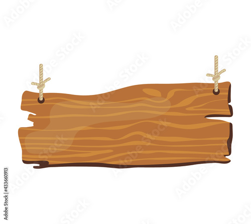wooden sign board vector isolated on white background. vector eps 10 sign board.