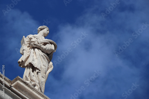 christian catholic vatican stone statue