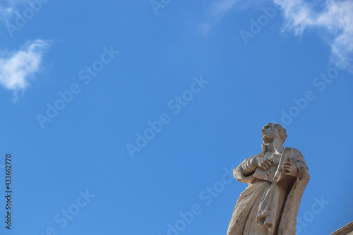 christian catholic vatican stone statue