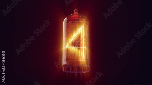 Vacuum tube indicator Countdown