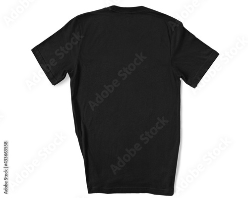 T-shirt mockup back short sleeve with beautiful background. Ready to replace your design