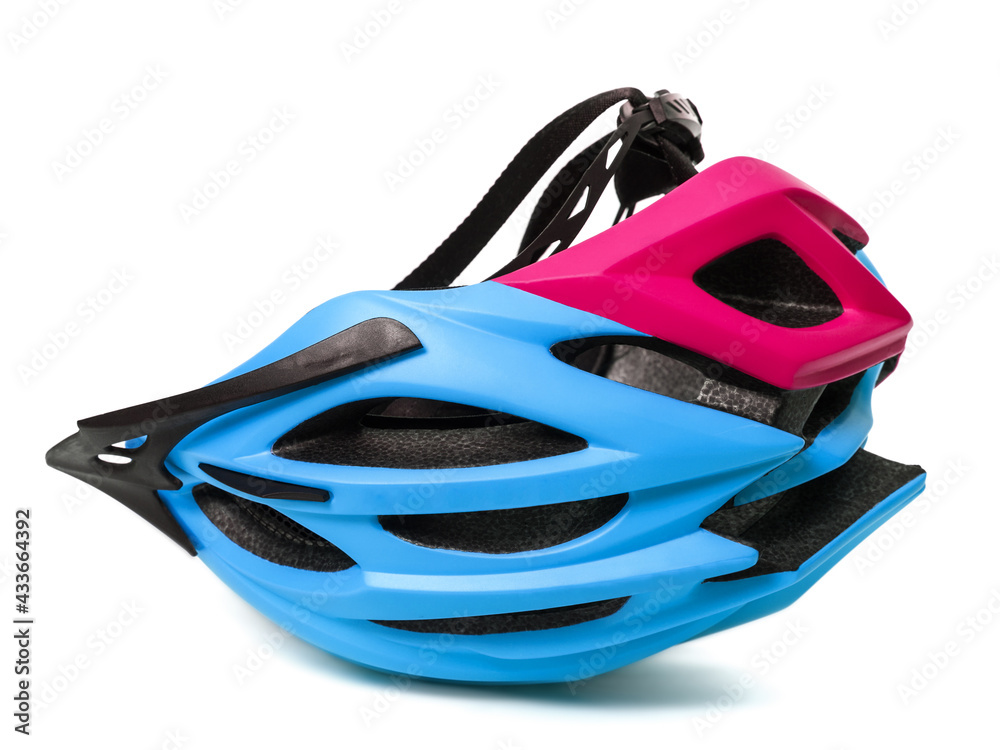 Helmet upended isolated on white