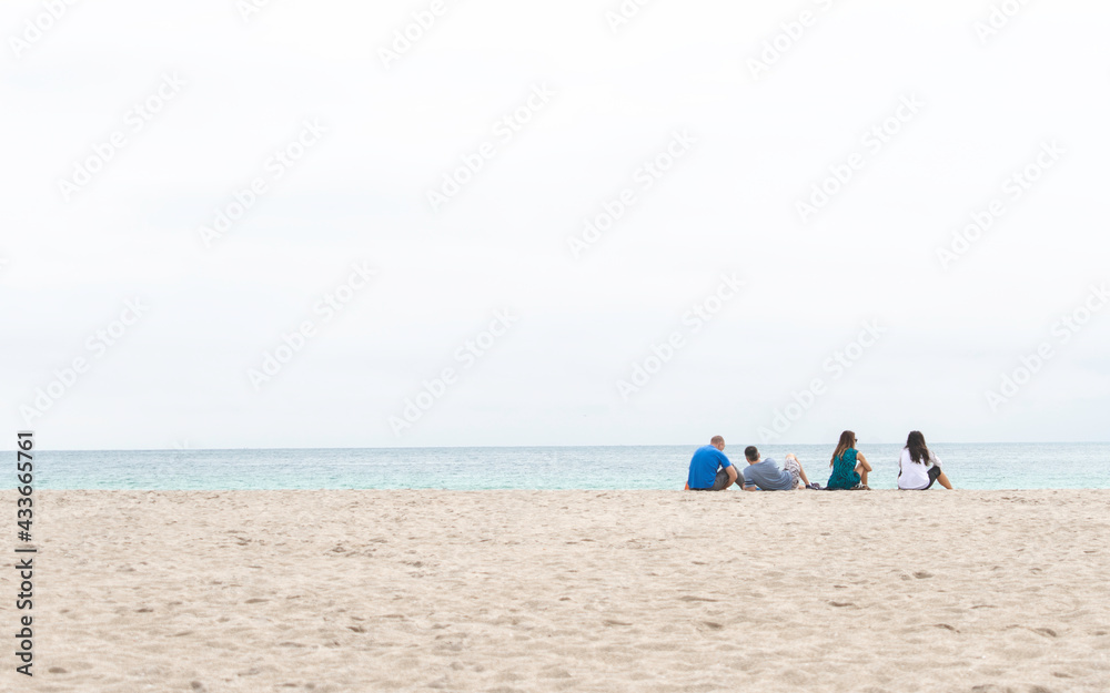 Beach at morning Beach at morning