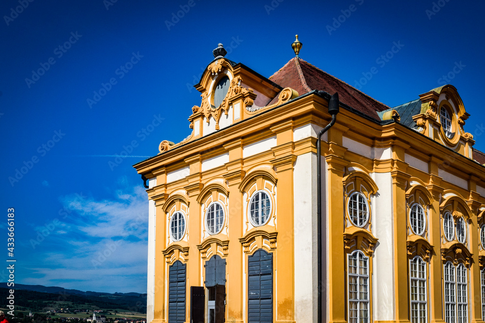 Obraz premium メルク修道院とその周辺の情景