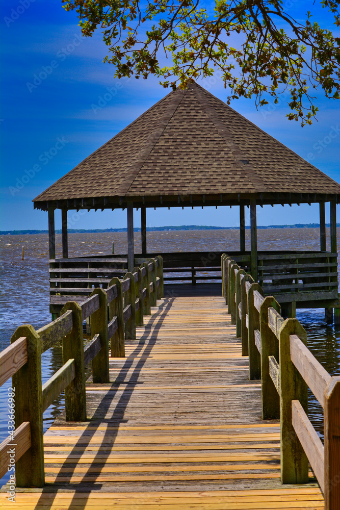 wooden gazebo over the sea wooden gazebo over the sea