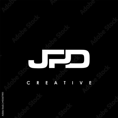 Konstfotografi JPD Letter Initial Logo Design Template Vector Illustration