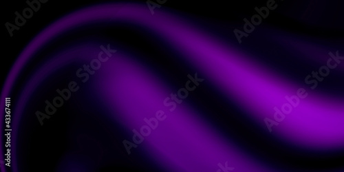 black background with blurry curved purple rays