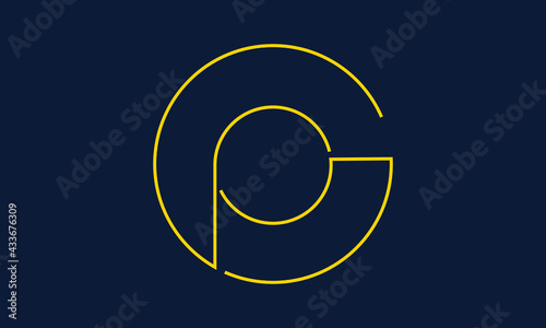 
GP/PG logo, GP/PG letter logo design with yellow and navy blue color, GP/PG Business abstract vector logo monogram template.
