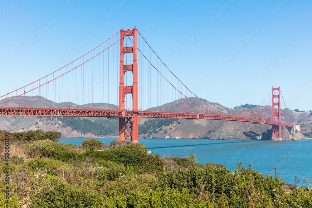 The Golden Gate Bridge in the day, San Francisco, California, USA The Golden Gate Bridge in the day, San Francisco, California, USA