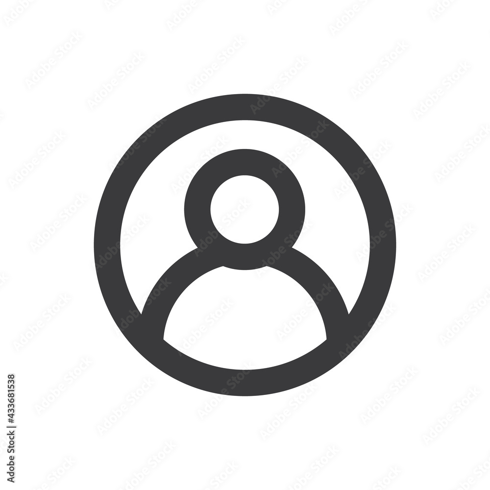 User icon. Human person symbol. Avatar log in vector sign User icon. Human person symbol. Avatar log in vector sign