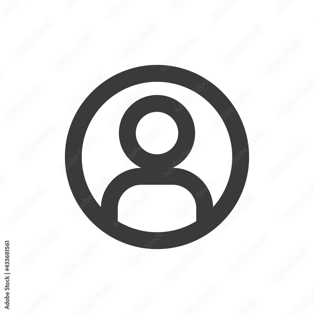 User icon. Human person symbol. Avatar log in vector sign User icon. Human person symbol. Avatar log in vector sign