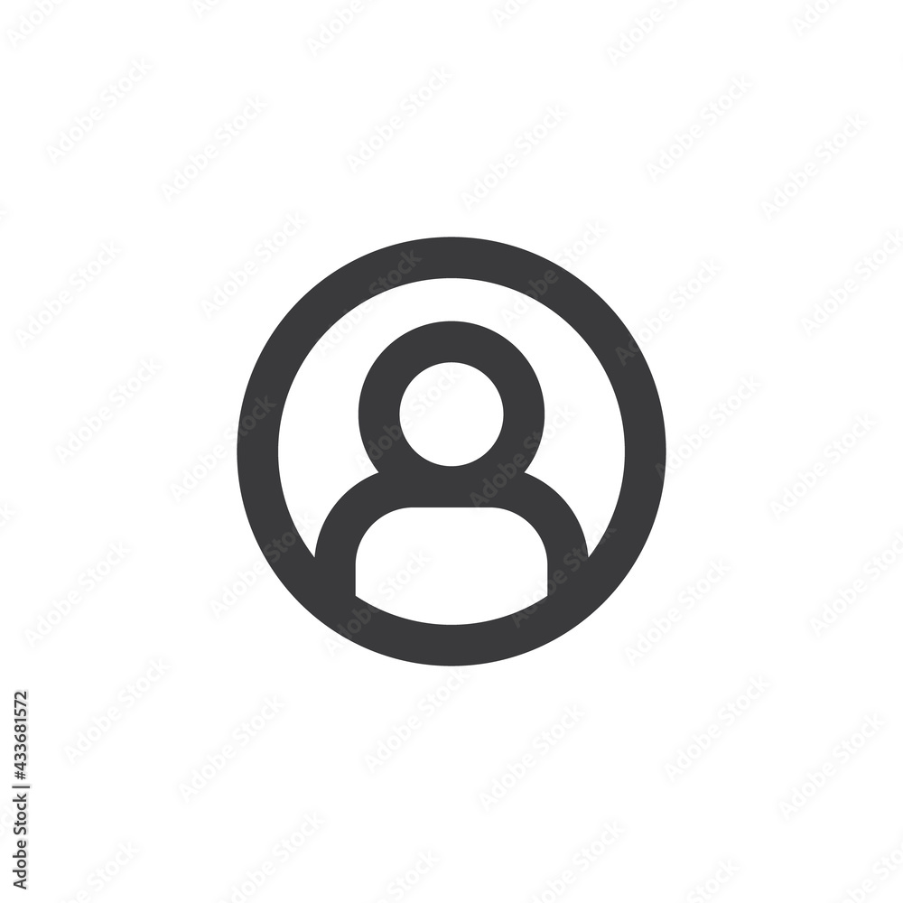 User icon. Human person symbol. Avatar log in vector sign User icon. Human person symbol. Avatar log in vector sign