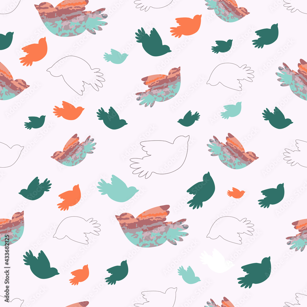 Flying birds pattern 2 Flying birds pattern 2