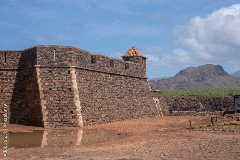Castillo de San Felipe en Ciudad Velha, antigua capital de la isla de Santiago en Cabo Verde