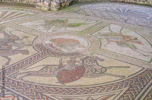 Roman Mosaic near Littlecote House Wiltshire