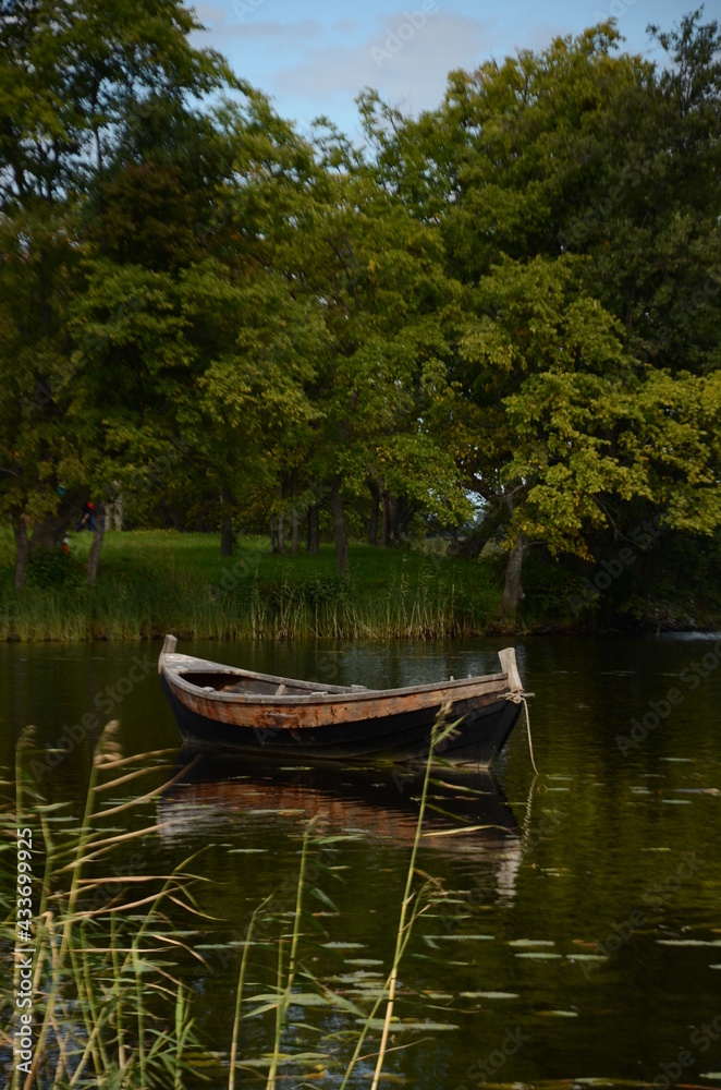 boat on the river