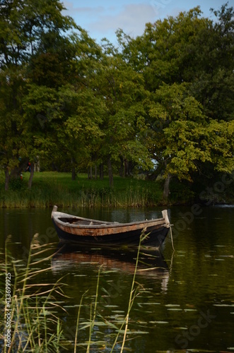 boat on the river © Mark_miral