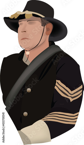 military uniformed war American succession soldier northerner northerner