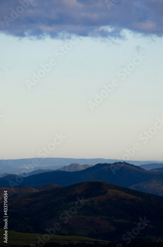 sunrise in the mountains