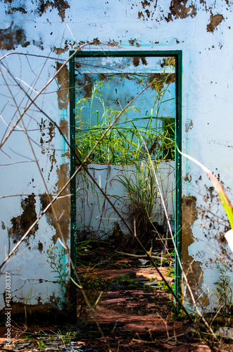 old abandoned building.