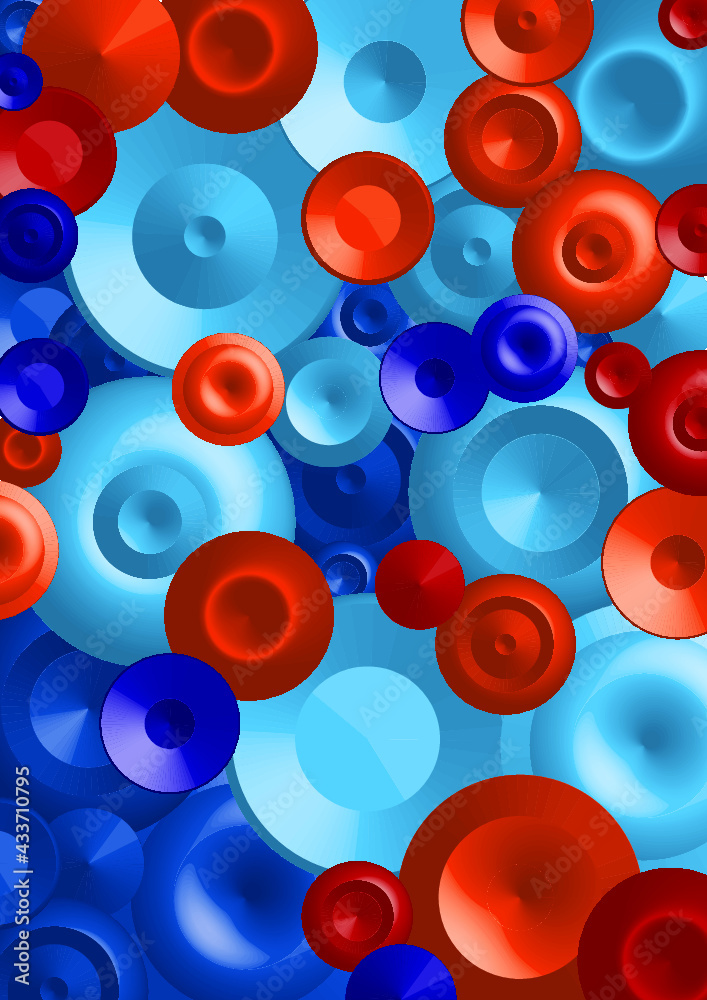 Hintergrund Farbfläche Circle blau-rot Hintergrund Farbfläche Circle blau-rot