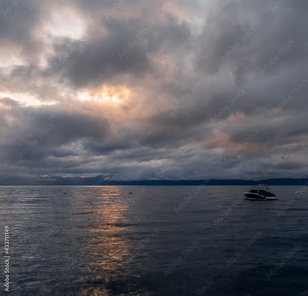 Dawn over Lake Tahoe